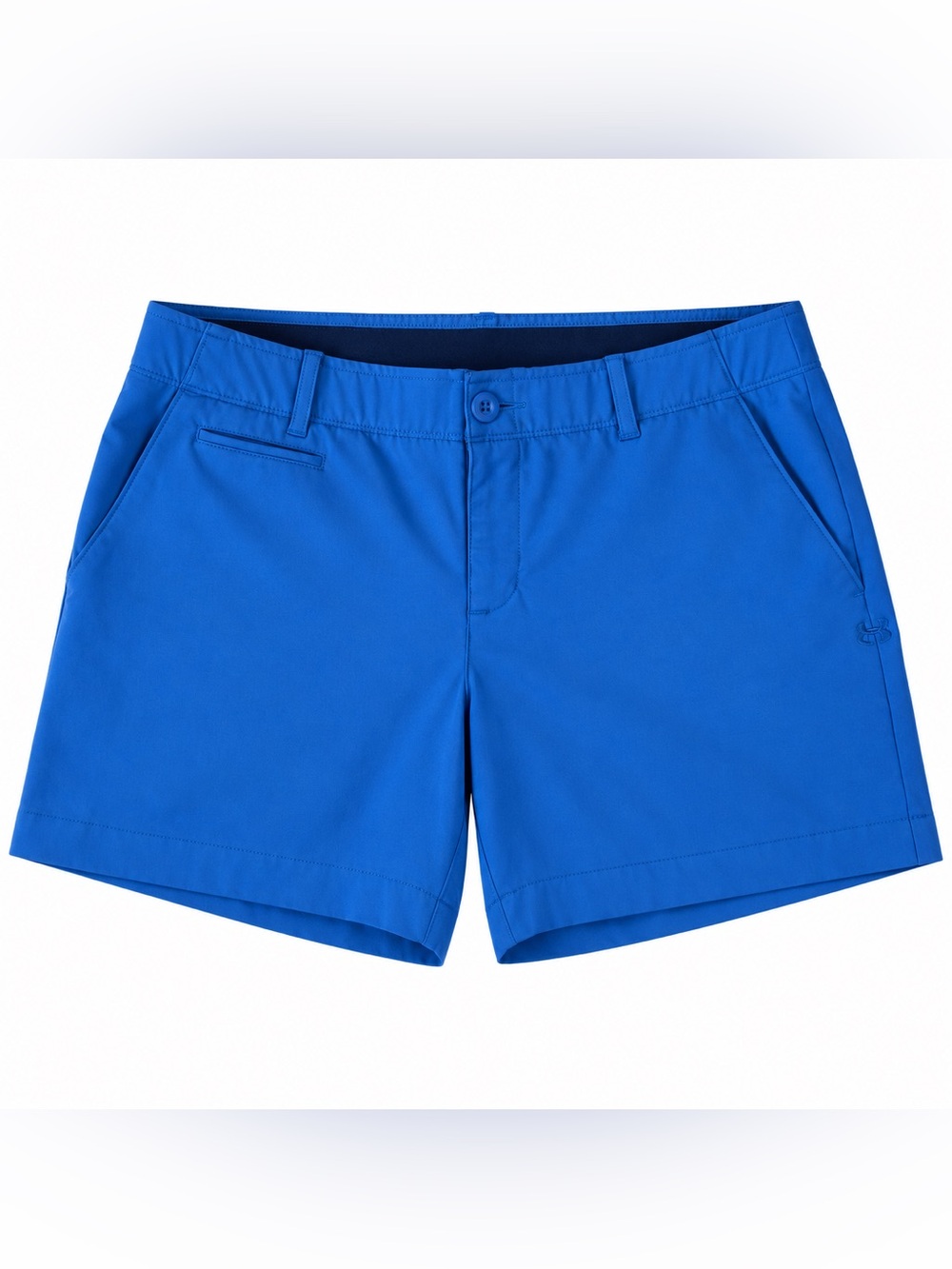 Under Armour Women’s Fitted Performance Shorts Blue Size 6 4” Inseam - Picture 3 of 13